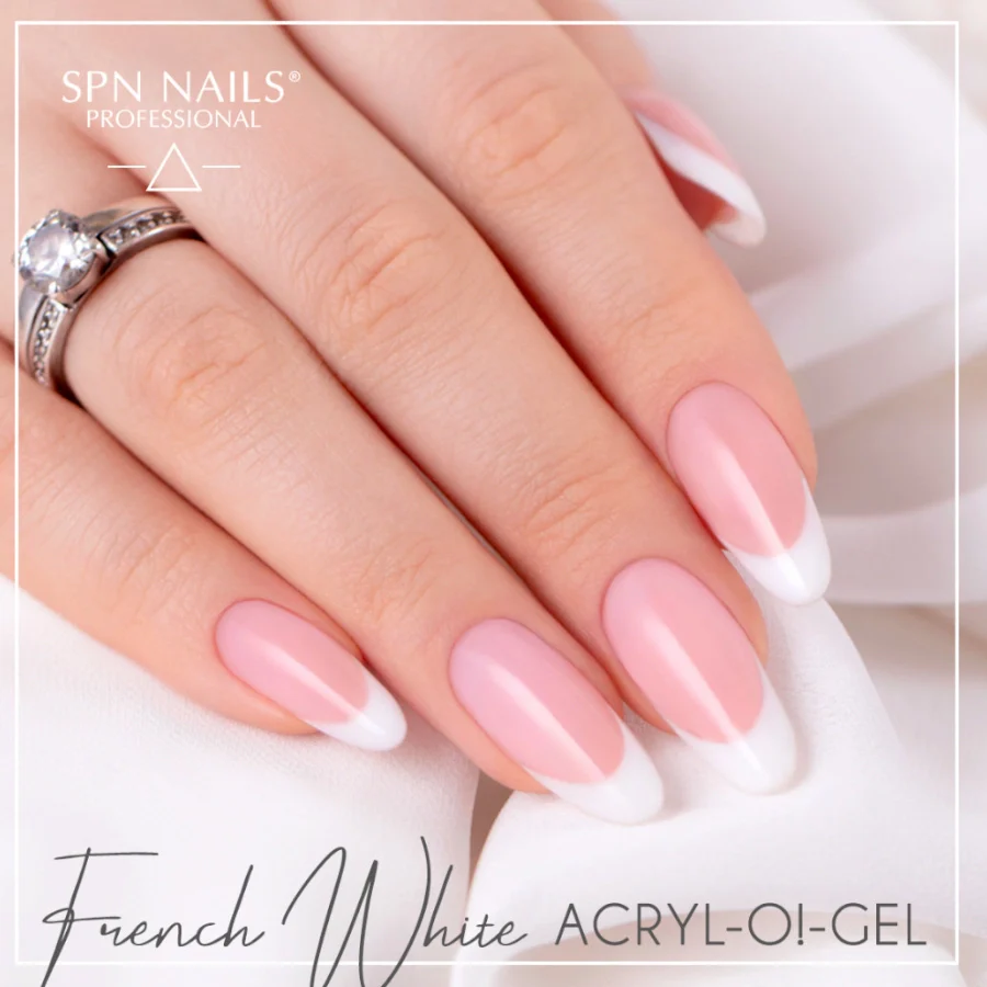 SPN Nails Acryl-O!-Gel Acrylic Gel French White - Image 2