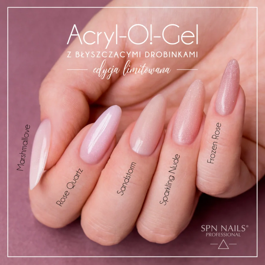 SPN Nails Acryl-O!-Gel Acrylic Gel Frozen Rose - Image 6