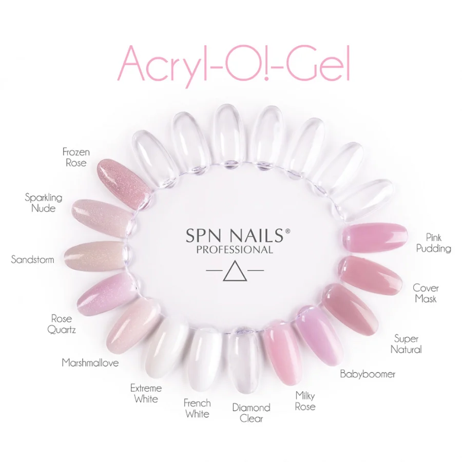 SPN Nails Acryl-O!-Gel Acrylic Gel Pink Pudding - Image 5
