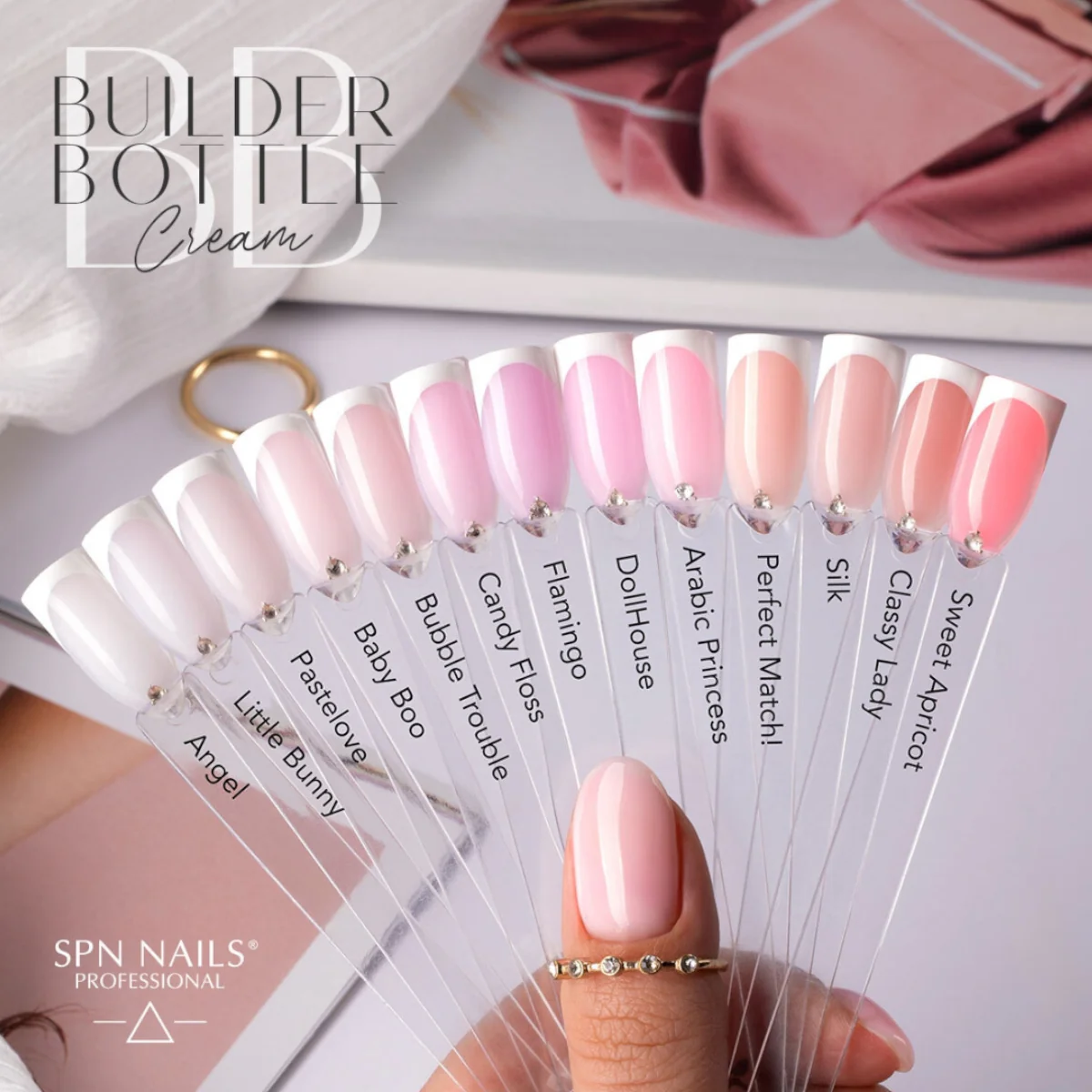 SPN Nails Builder Bottle Cream Sweet Apricot - Image 5