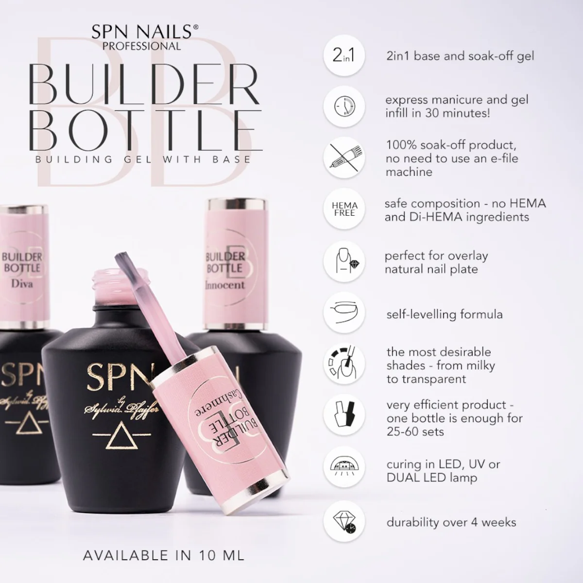 SPN Nails Builder Bottle Diva - Image 4