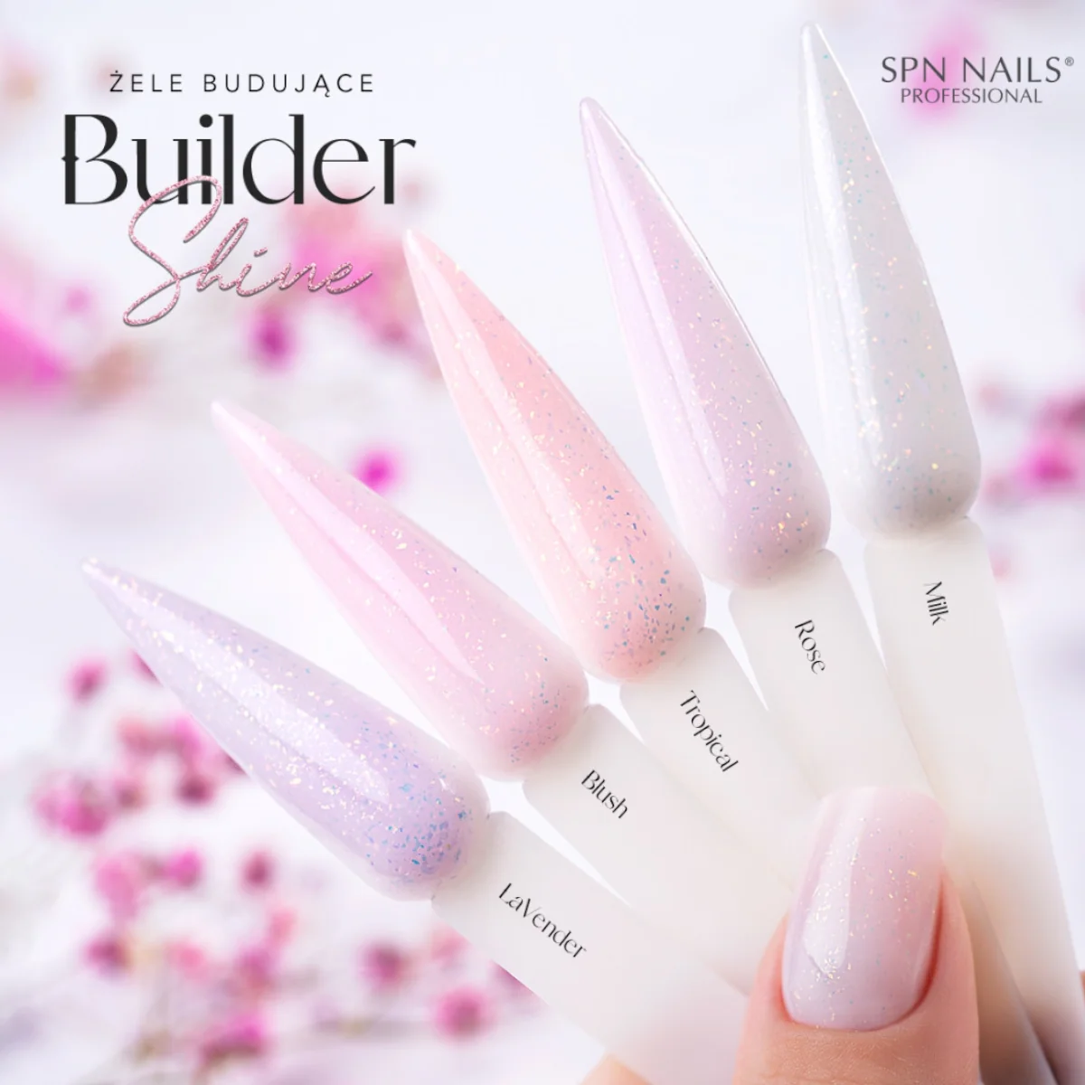 SPN Nails Builder Shine Gel Blush - Image 6