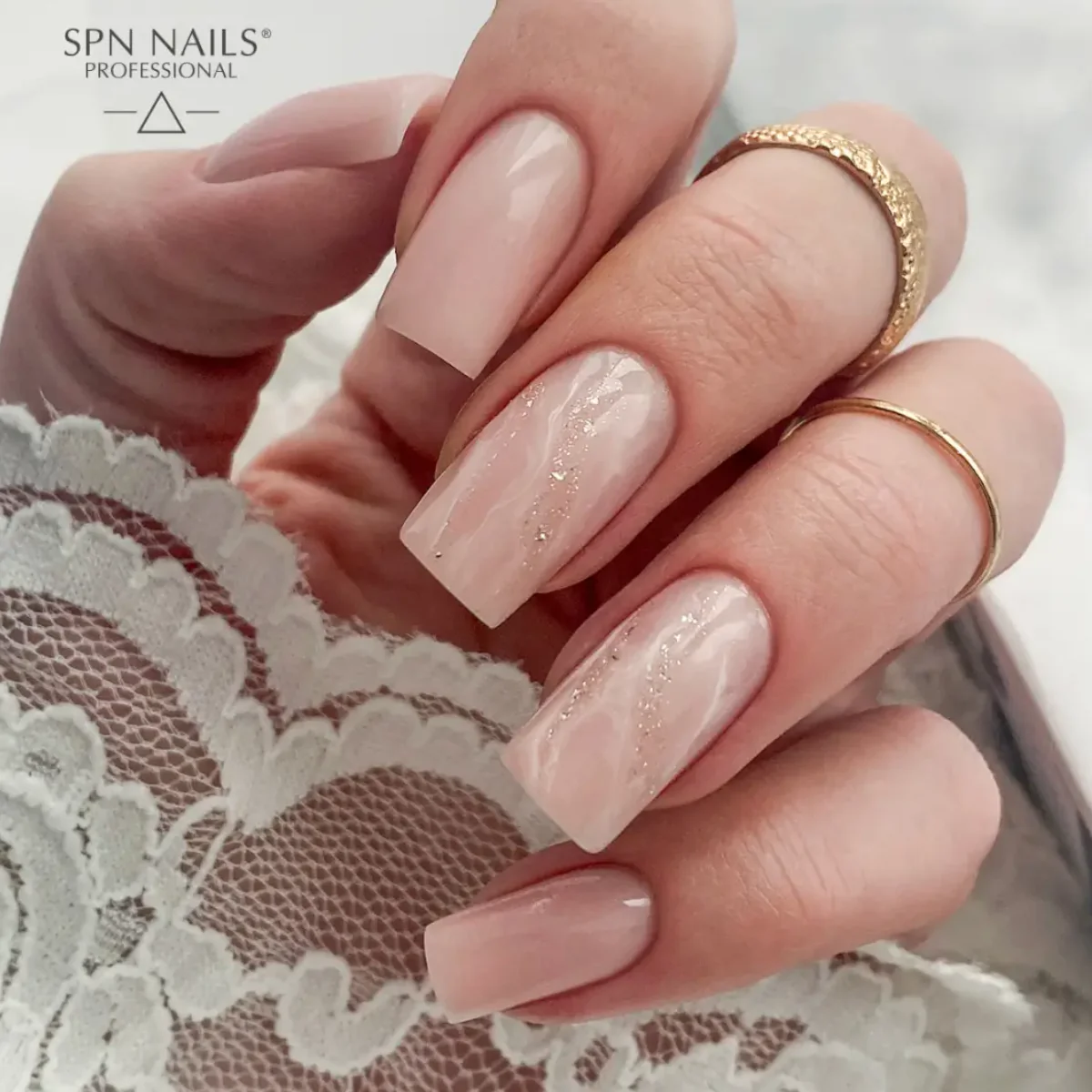 SPN Nails Easy Base NudeBling - Image 2