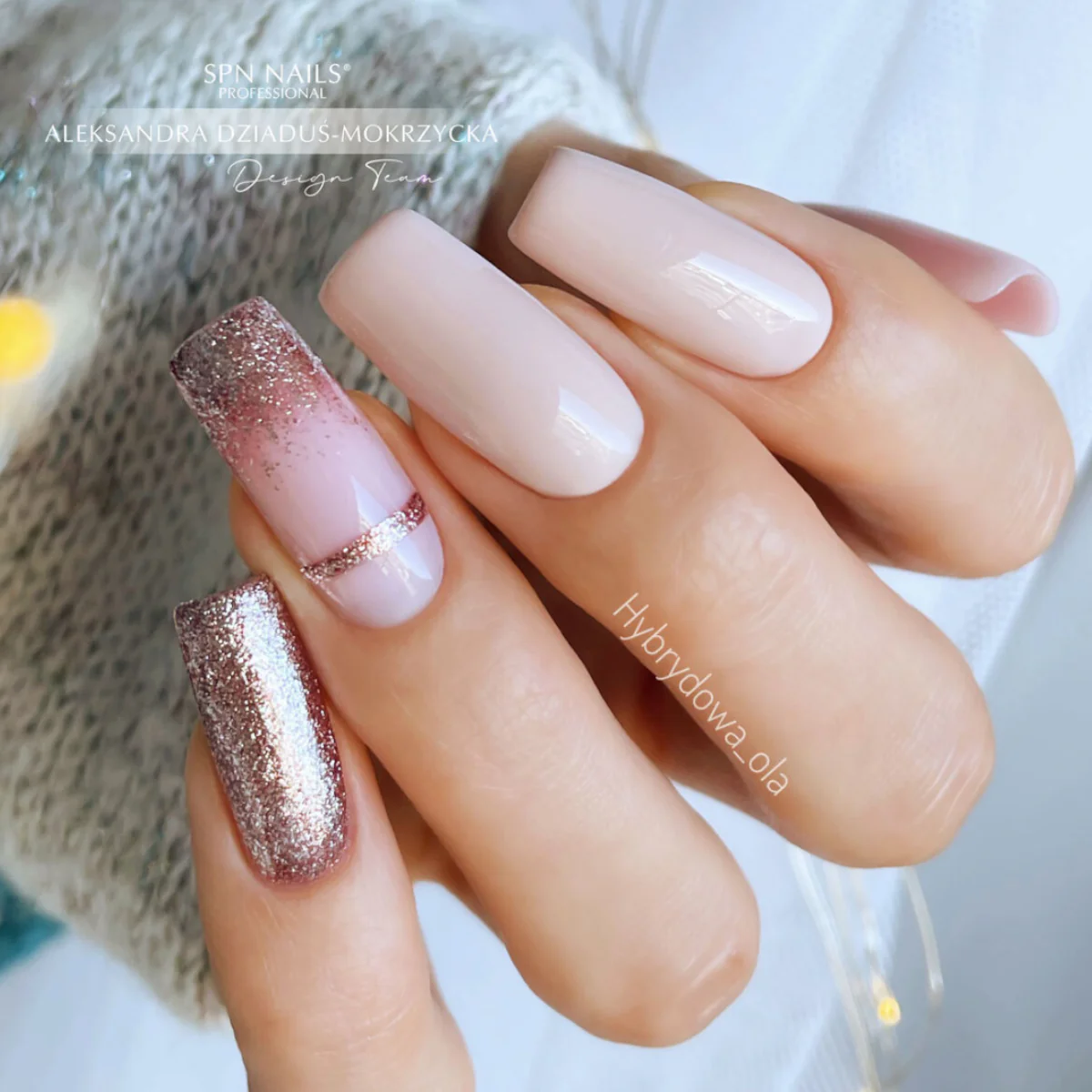 SPN Nails Metal Gel No.4 Rose Gold - Image 3