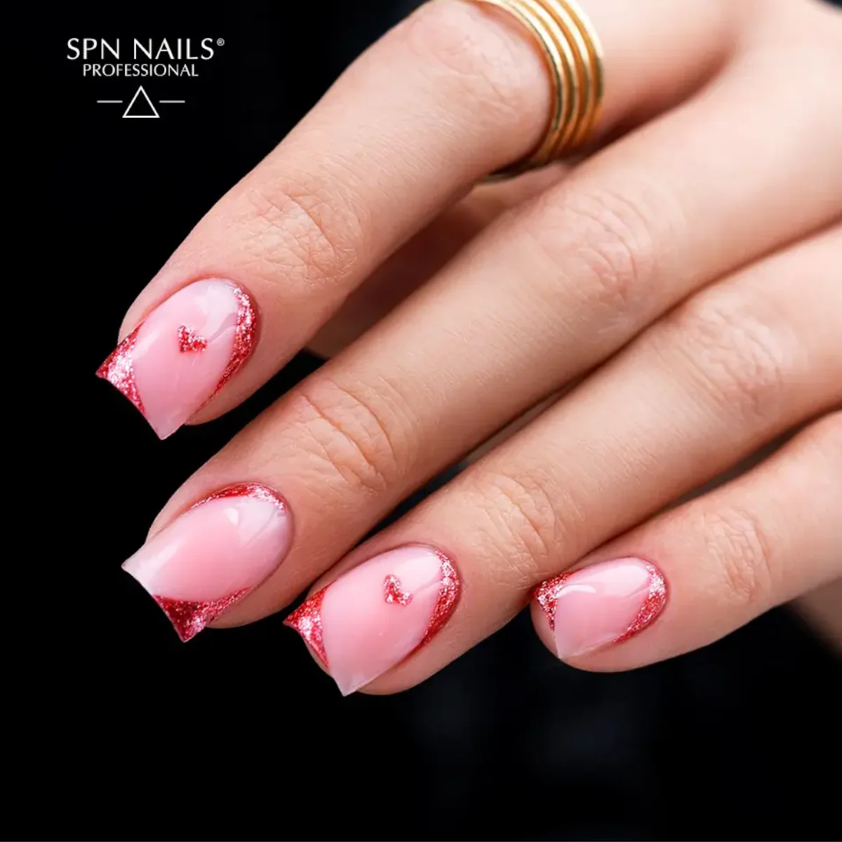 SPN Nails Metal Gel No.5 Cherry Red - Image 5
