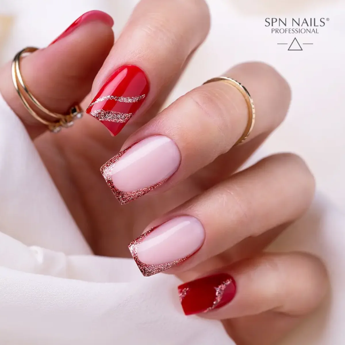 SPN Nails Metal Gel No.6 Canyon Red - Image 5