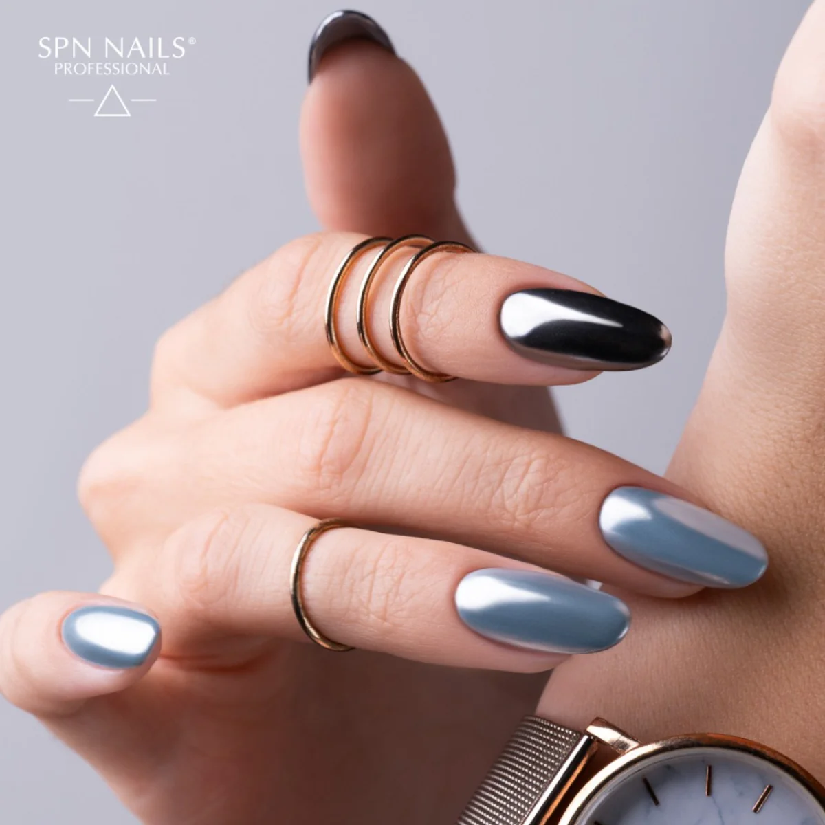 SPN Nails Nail Liquid Chrome Glass Nail Dust - Image 4