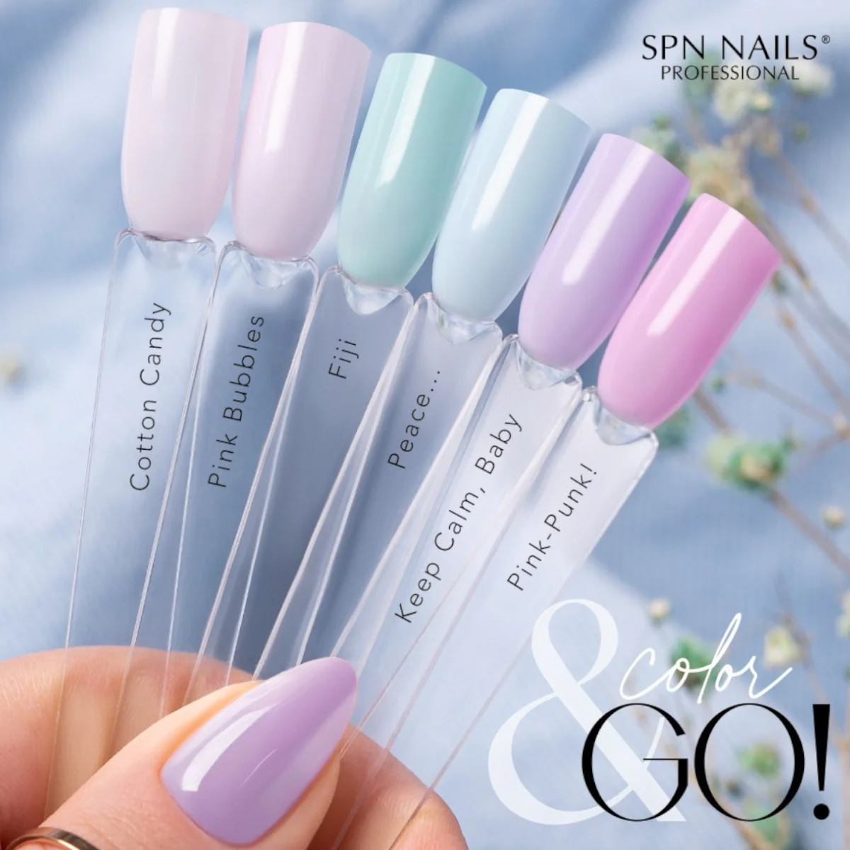 SPN Nails Rubber Base COLOR & GO! Keep Calm, Baby - Image 6