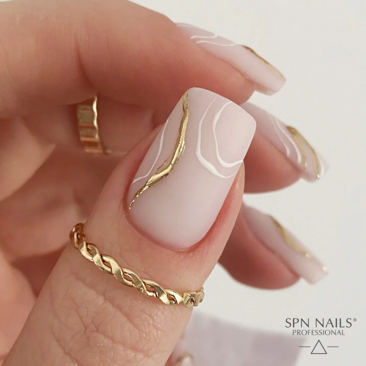 SPN Nails Rubber Base COLOR & GO! Milky Mood - Image 5