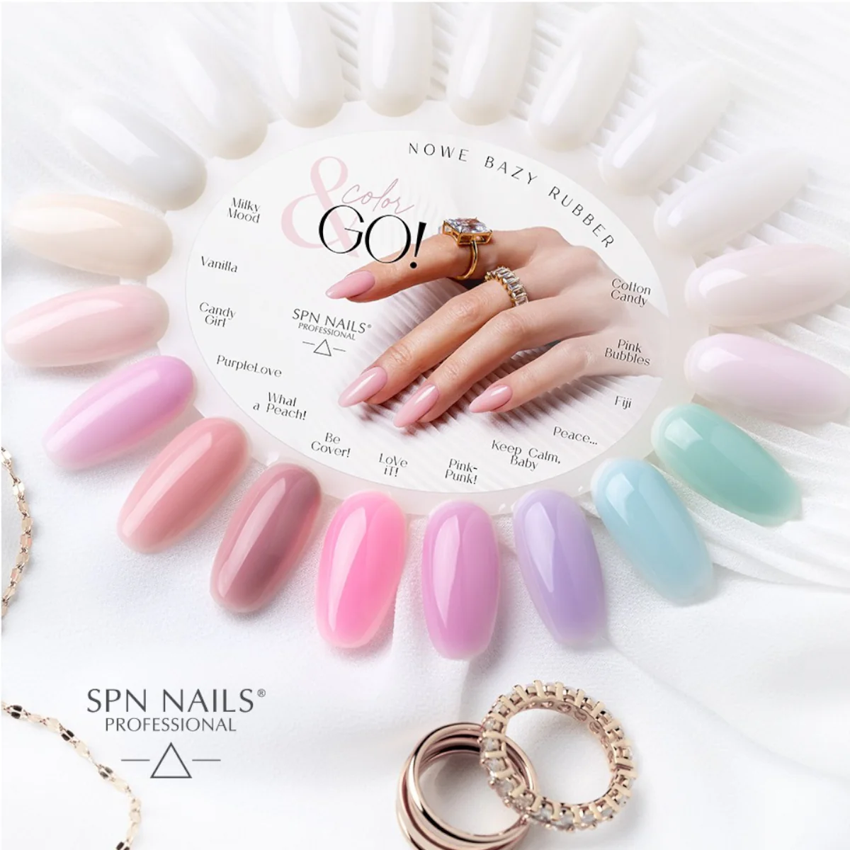 SPN Nails Rubber Base COLOR & GO! Pink-Punk! - Image 6