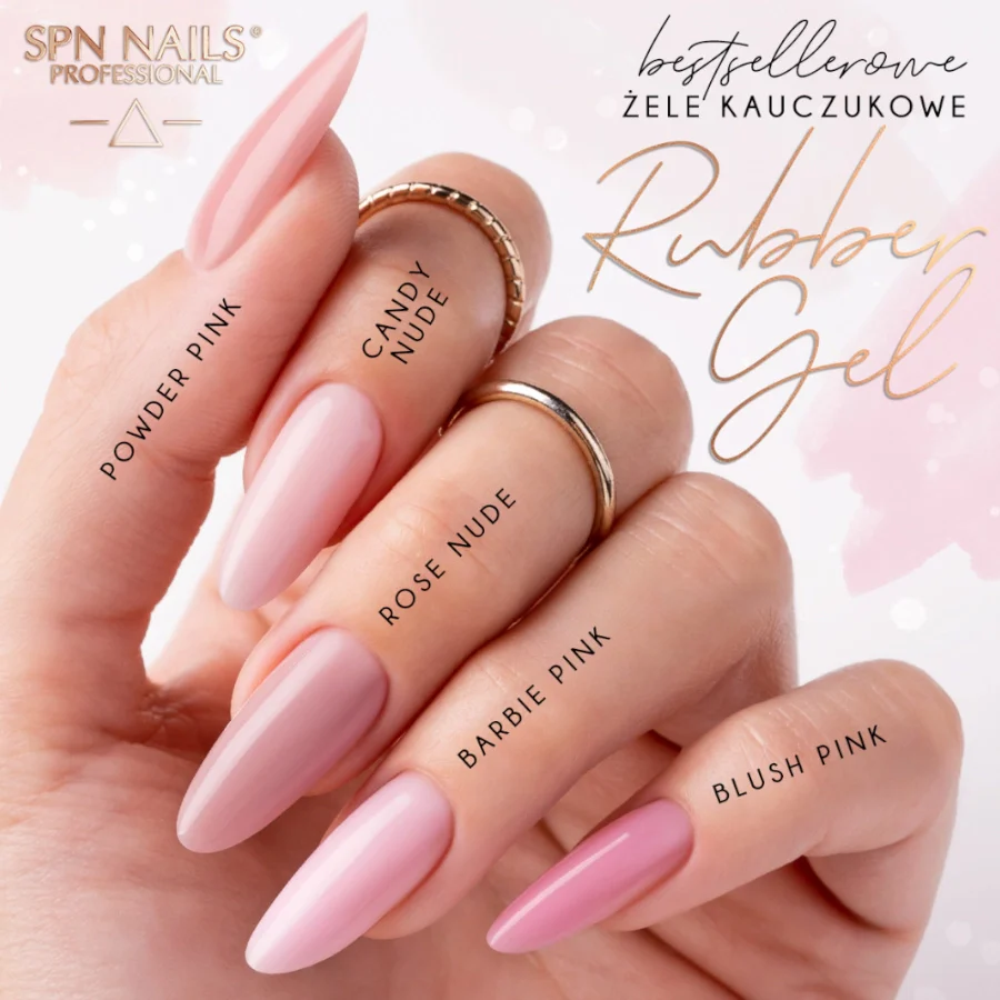 SPN Nails Rubber Nail Gel Candy Nude - Image 4