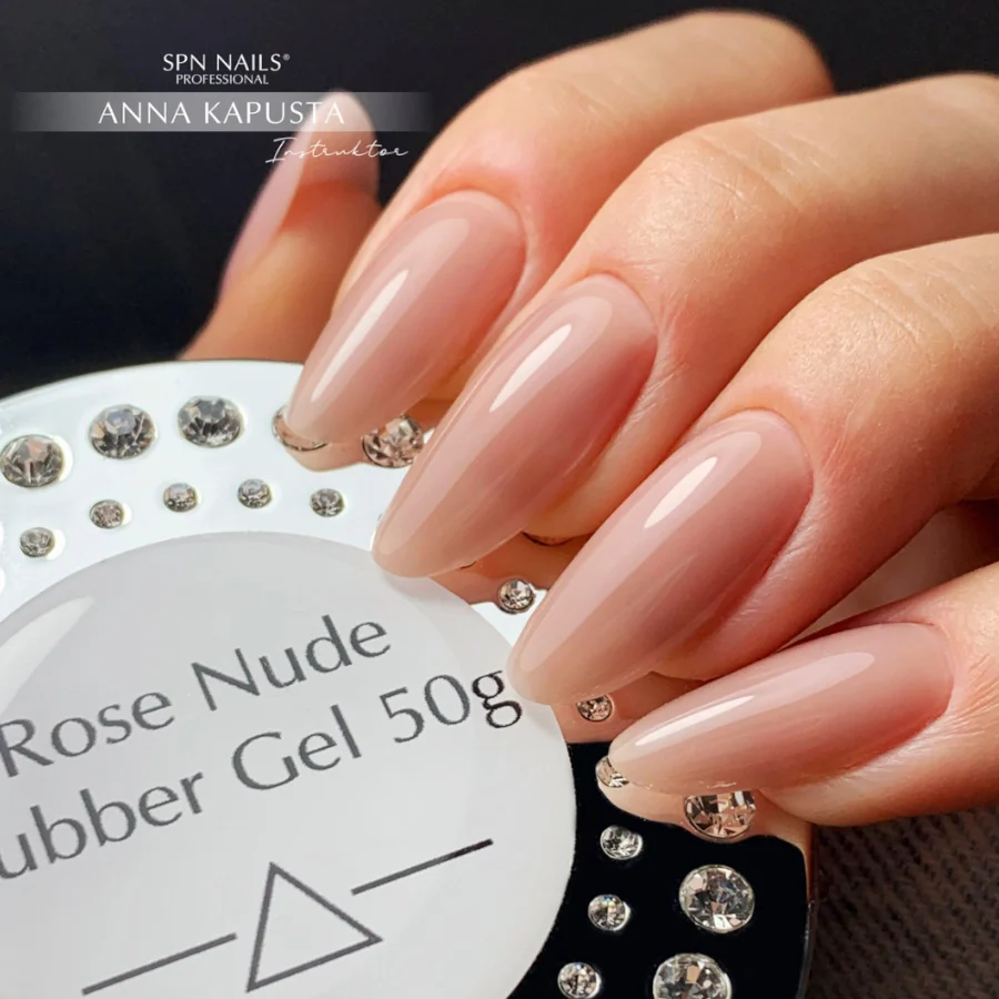 SPN Nails Rubber Nail Gel Rose Nude - Image 3