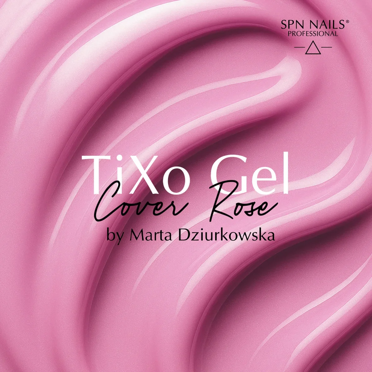 SPN Nails TiXo Builder Gel Cover Rose by Marta Dziurkowska - Image 3