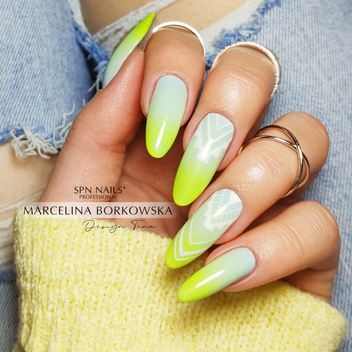 SPN Nails UV/LED Gel Polish 704 Neon Lemon - Image 3