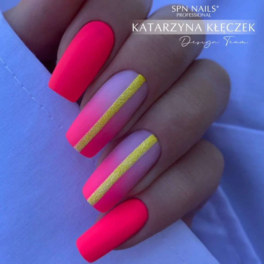 SPN Nails UV/LED Gel Polish 966 Strawberry Margarita - Image 4