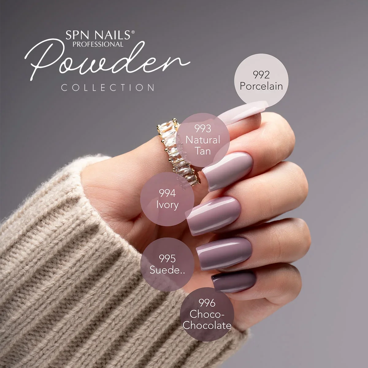 SPN Nails UV/LED Gel Polish 994 Ivory - Image 5