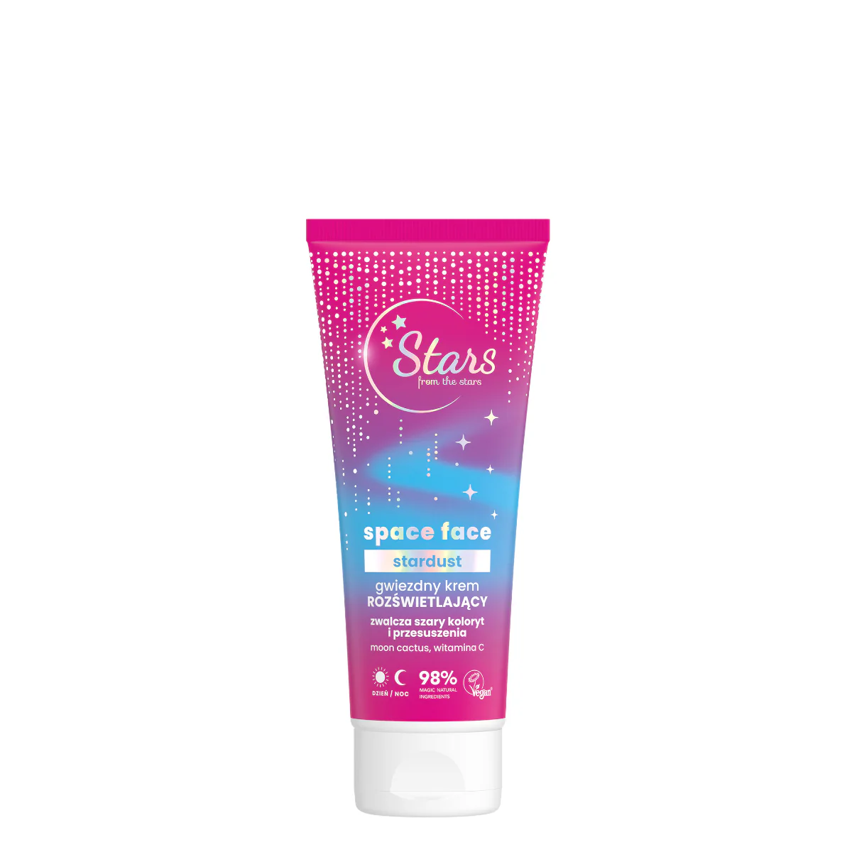 Stars Space Face Stardust Star Illuminating Cream Gray & Dry Skin