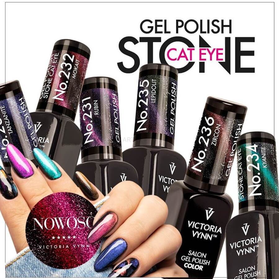Victoria Vynn Gel Polish Color 233 Cat Eye Tanzanite - Image 3
