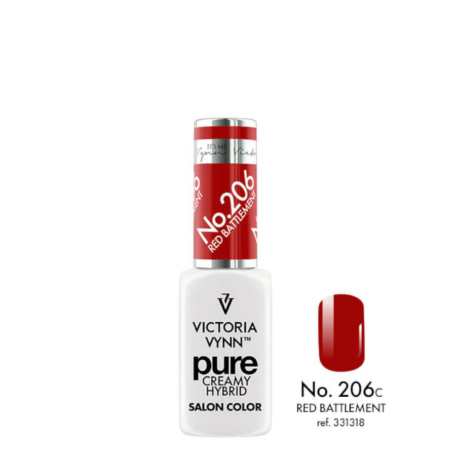 Victoria Vynn Pure Creamy Hybrid Gel 206 Red Battlement